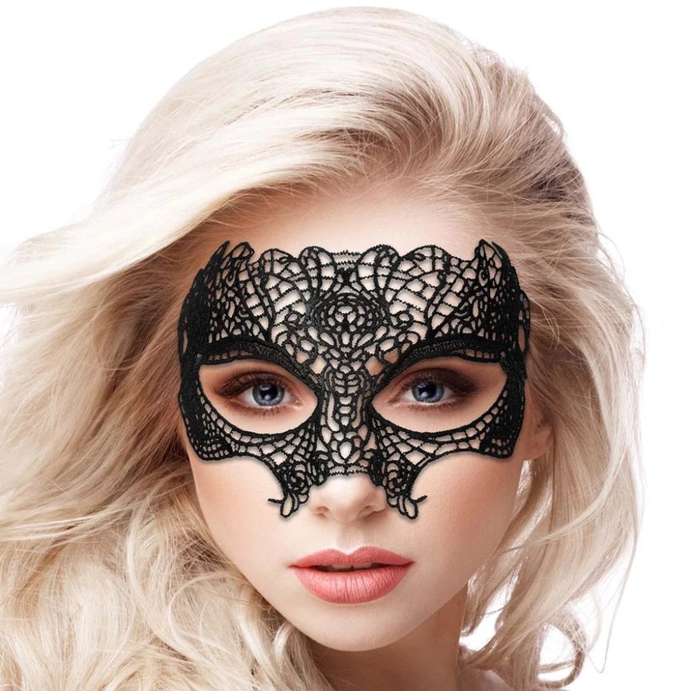 Princess Lace Mask in Black